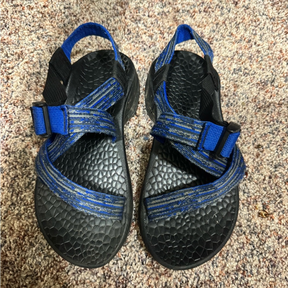Men’s Chaco Blue Sport Sandals with Adjustable Straps